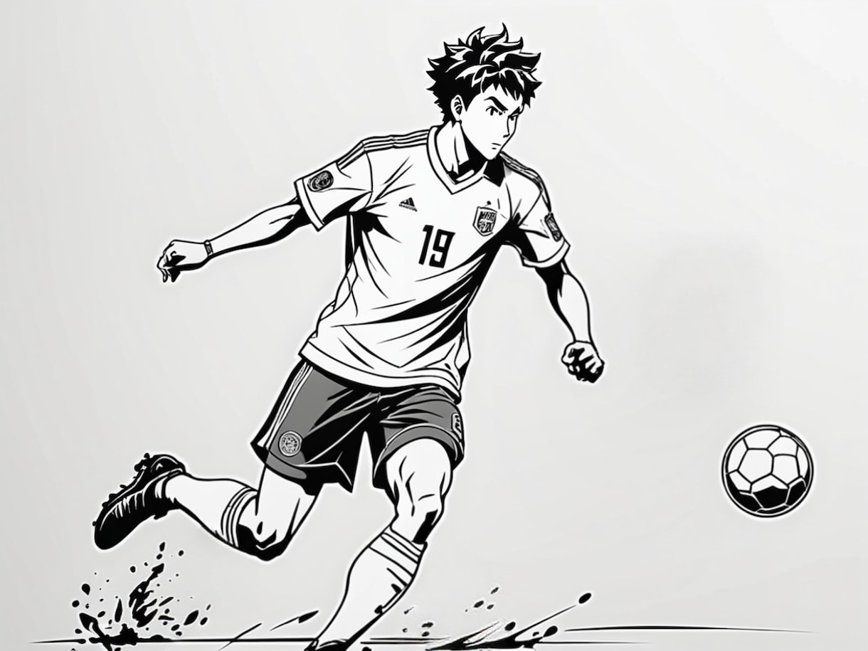 試合でのサッカーの動き方を教えます 意識すべき基準を３つ伝えます。 イメージ1