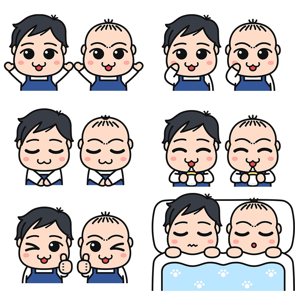 商用OK！ポップで可愛いキャラクターを描きます SNSのアイコンやお店のイメージキャラクターを作りませんか？ イメージ8