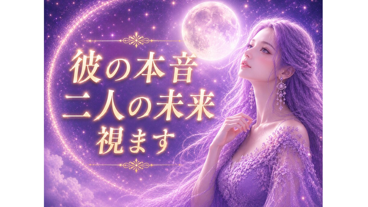 彼の本音と二人の未来をます ✦お相手の気持ちや今後の流れを丁寧に読み解きます✦ イメージ1