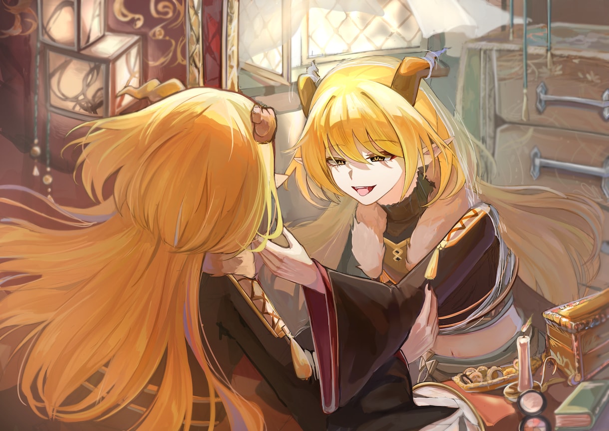 可愛い女の子のイラスト描きます 安価で速達、コスパ◎な一枚絵を届けます！！ イメージ1