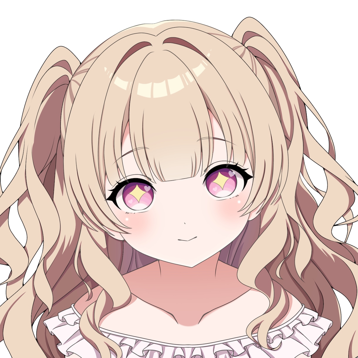 商用無料！格安でかわいい女の子アイコン描きます ラフなし背景なしだから手軽で安い！ イメージ1