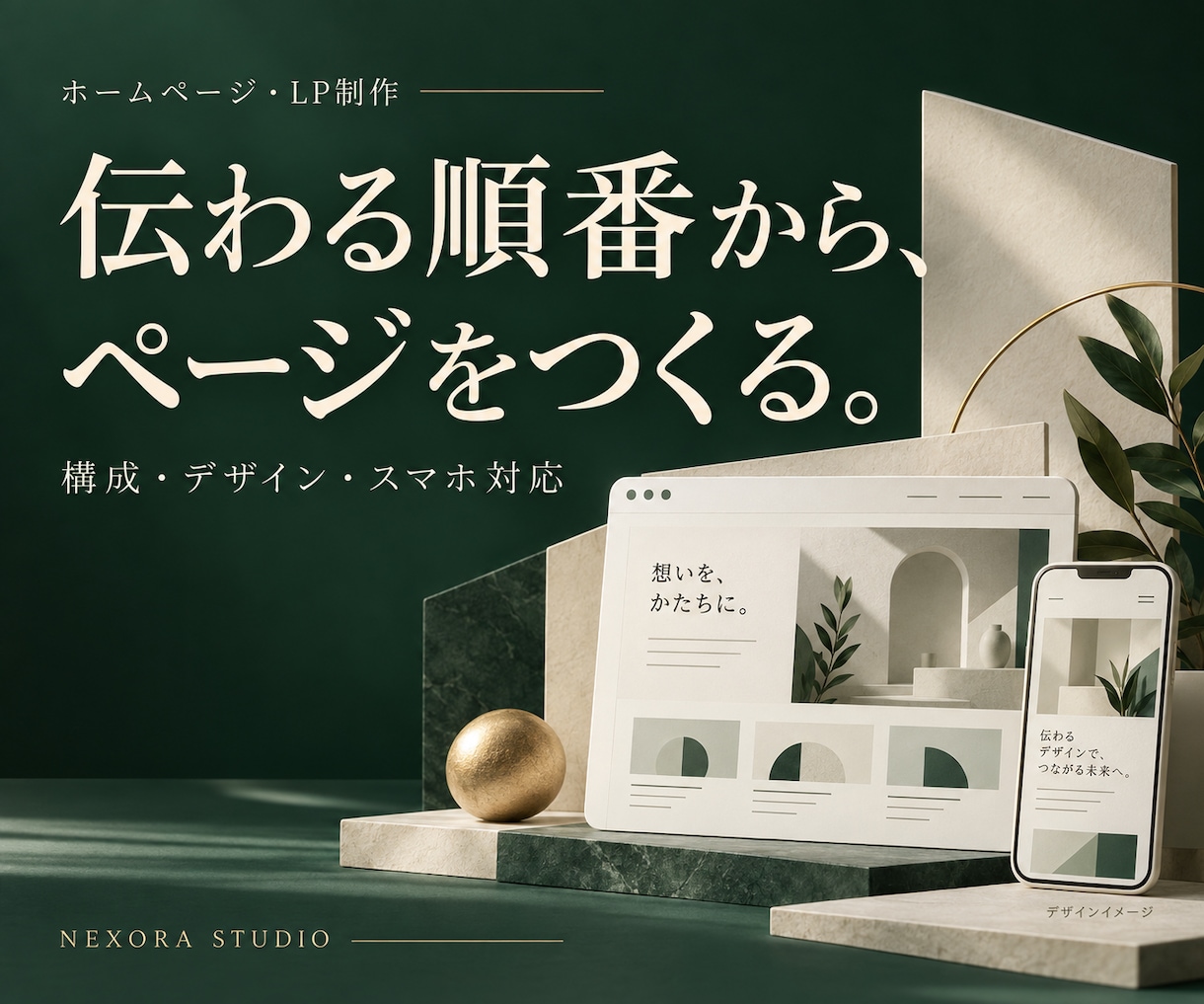 伝えたい魅力が届く事業用LPを制作します 構成・デザイン・スマホ対応まで、1ページに整理 イメージ1