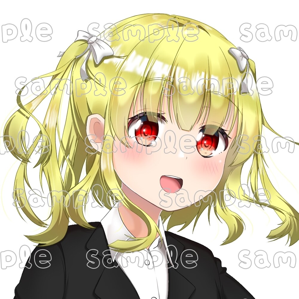 可愛い女の子のアイコン作ります イメージ通りのキャラのアイコンが欲しい方へ イメージ4