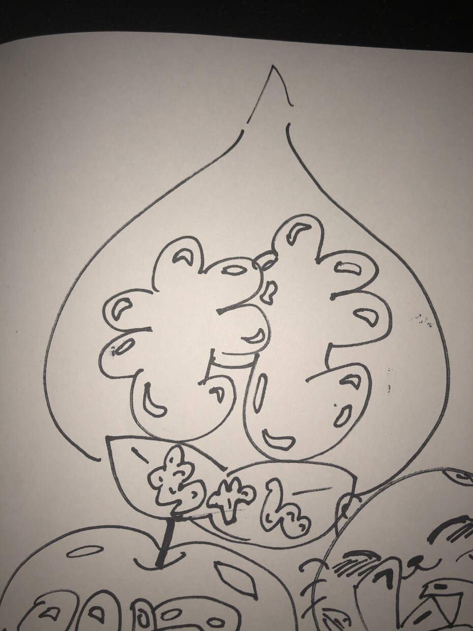 ロゴ、イラスト、文字、描きます 8才作家が描く、オリジナリティ溢れる作品です。 イメージ1