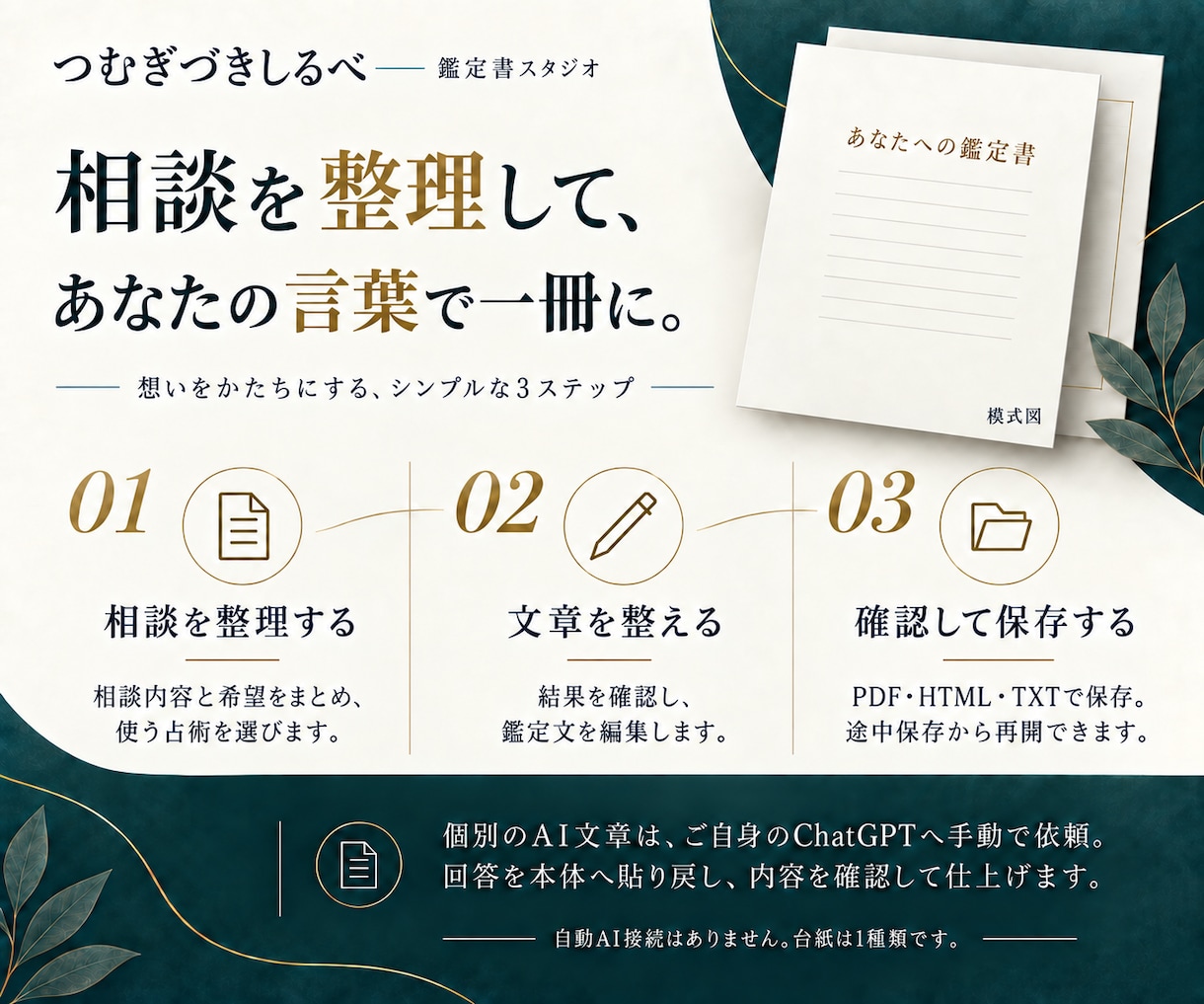 占いの鑑定書作成ツールを設定し使い方を教えます 占い初心者の出品準備に。文章づくりと60日間のサポート イメージ2