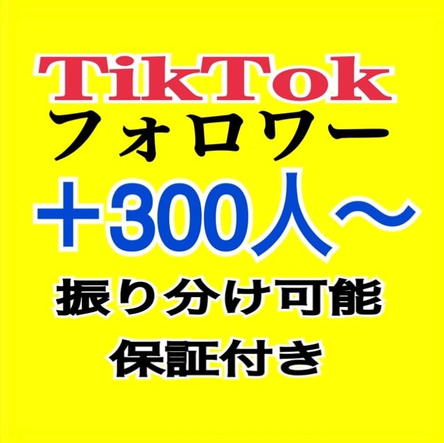 💬ココナラ｜TikTokフォロワー300人以上増加させます   SNSトータルサポート  
                5.0
          …