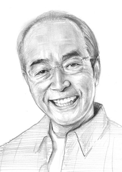 M様専用スケッチ風鉛筆画タイプ3名・1枚作成します スケッチ風の鉛筆似顔絵、jpgデータでのお渡し イメージ3
