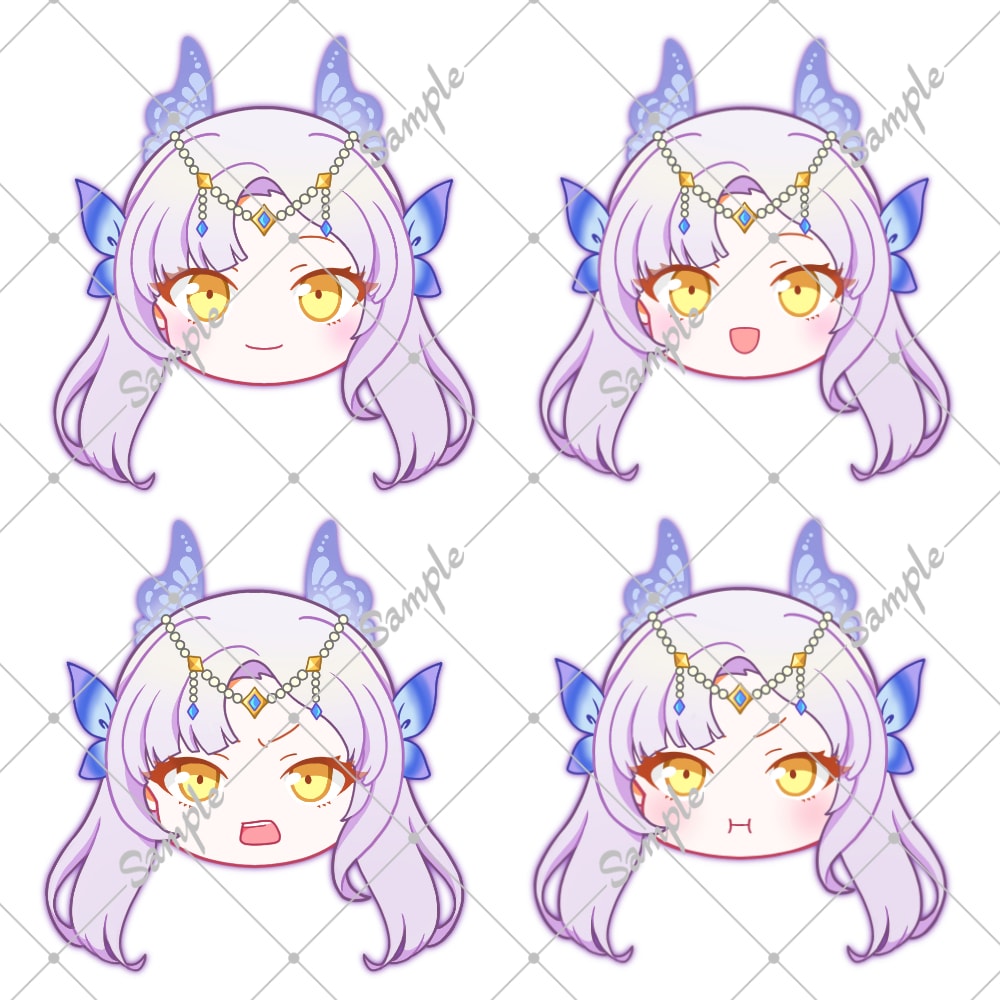 もちかわいいミニチャラ・SDキャラ制作致します 顔のみのキャラ作成も可能、推し活用やSNSアイコンなどに！ イメージ4