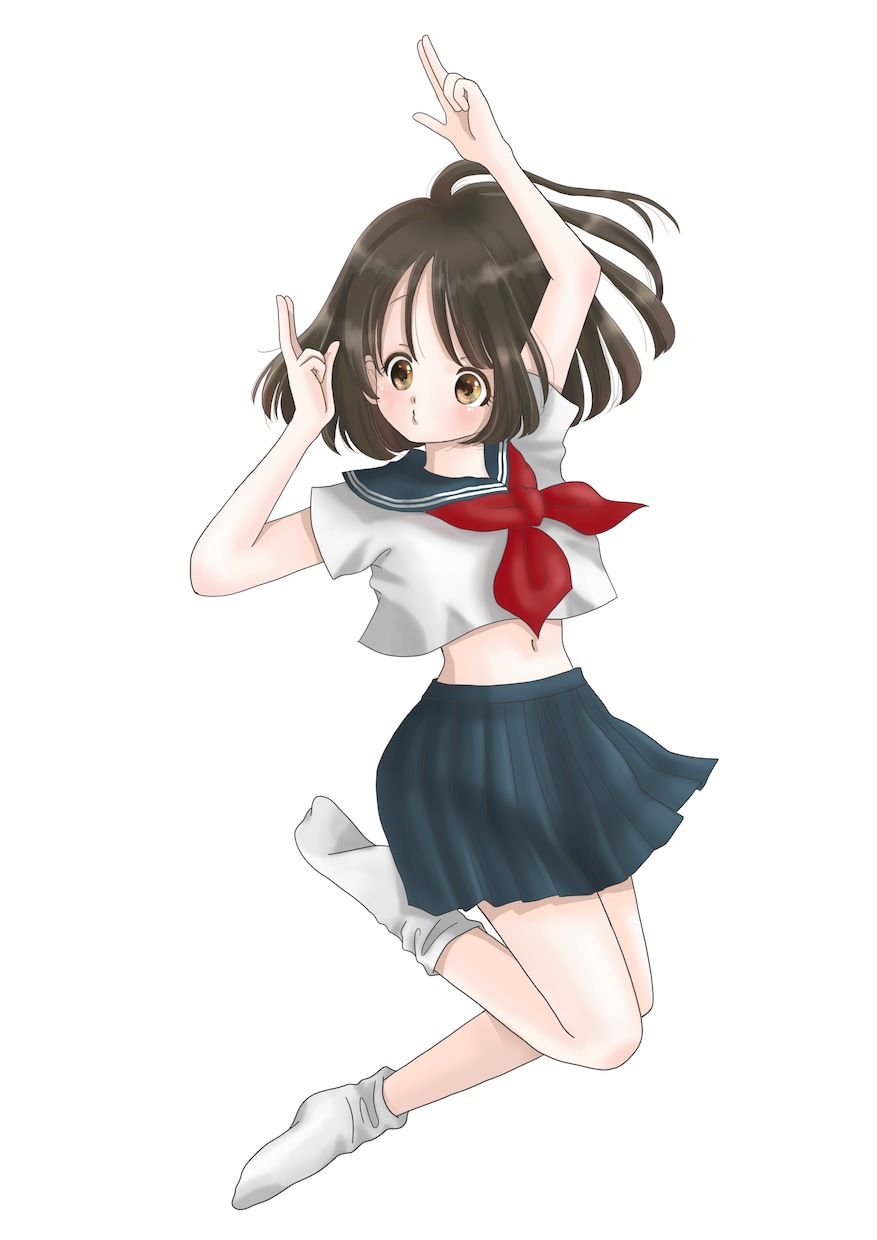 キュートなイラスト書ます 元ゲーム会社デザイナーが１枚絵を書きます！ イメージ1