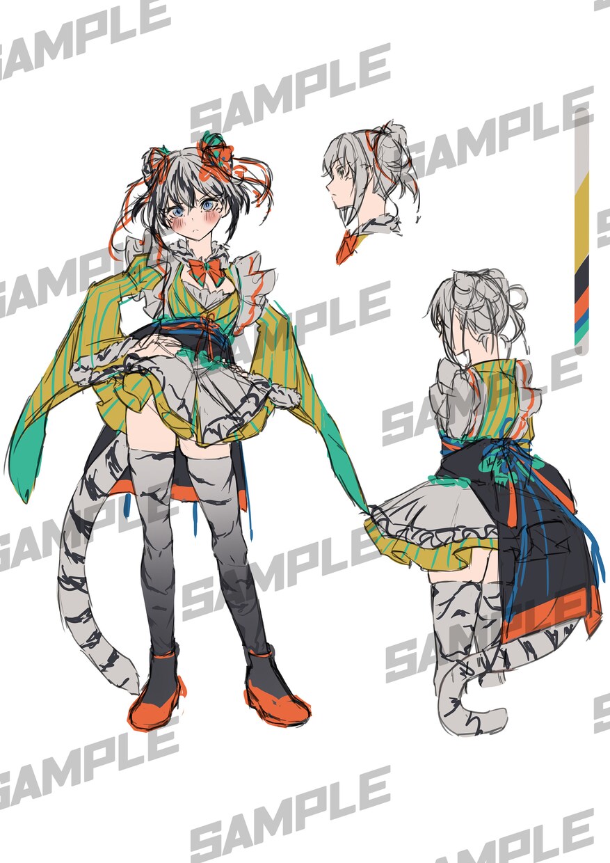 キャラクターのデザイン、立ち絵を制作いたします TRPGやマダミスなどの立ち絵にも！ イメージ6