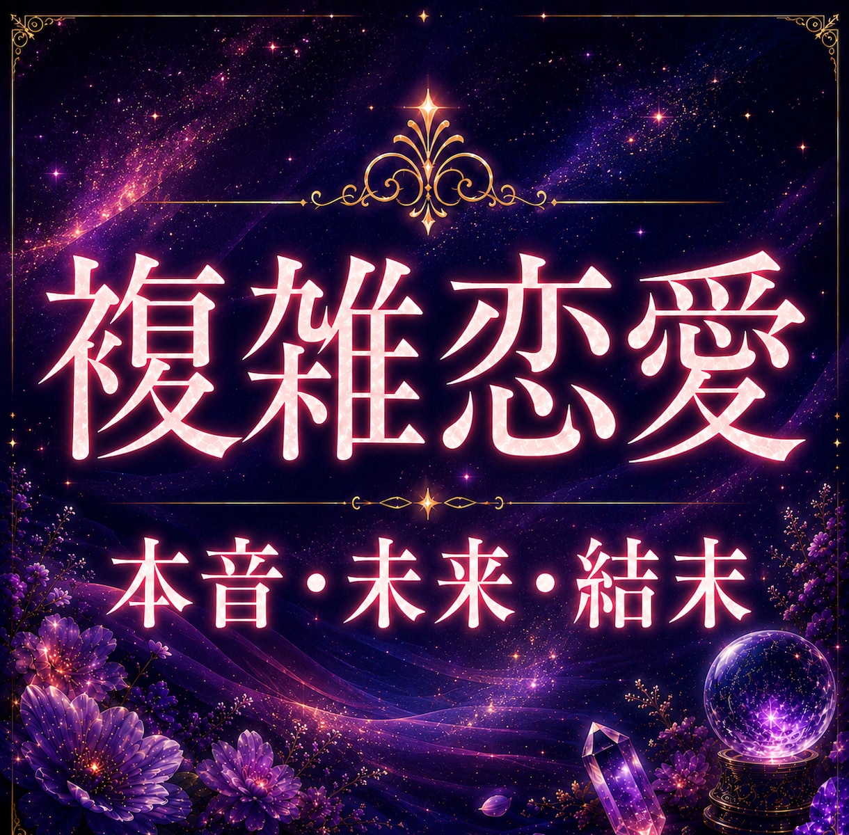 複雑恋愛｜あの人の本音・未来と恋の行方を視抜きます 【本当の行方】心の奥と二人の関係を霊視で読み解きます イメージ1