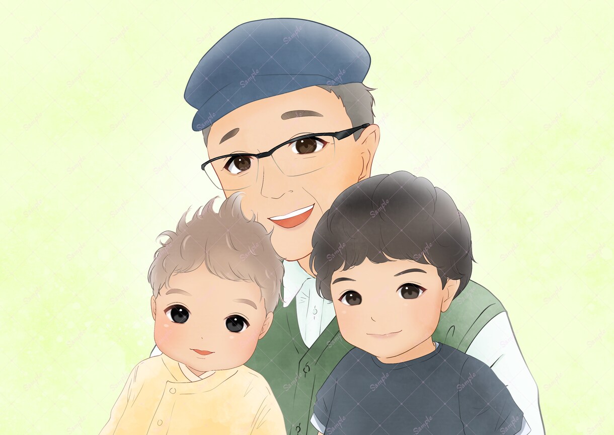 専業絵師がアニメ風やリアル寄せ似顔絵をお描きします 贈り物やSNSにぴったり！選べる絵柄！実績多数！☆ イメージ3