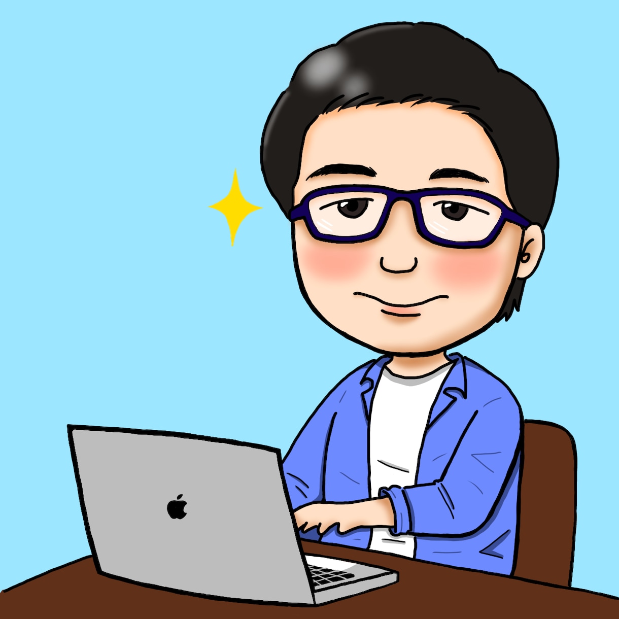 ゆるーく可愛くポップな似顔絵描きます SNSやアイコン、名刺、などのビジネスやプレゼントなどに！ イメージ3