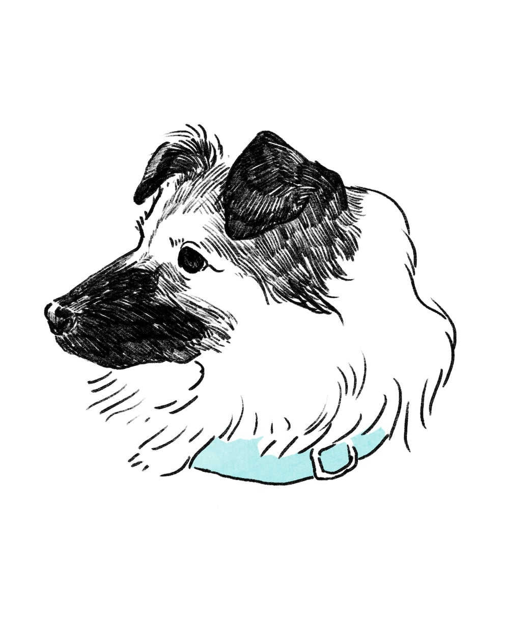 データ納品　シンプルな似顔絵イラストを描きます SNSアイコンやプレゼントに。シンプルおしゃれな線画イラスト イメージ1