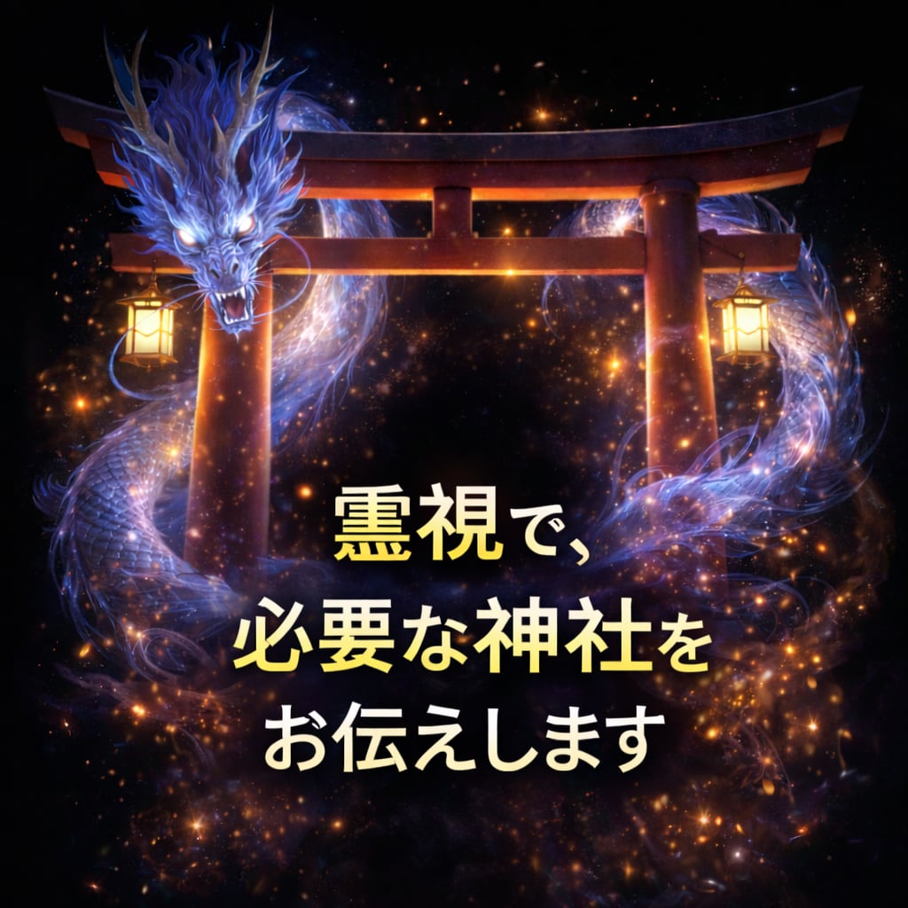 神社で開運、霊能師があなたに今必要な神社教えます 願い・望みを引き寄せ、開運に導く神様・龍神様を霊感霊視 イメージ2