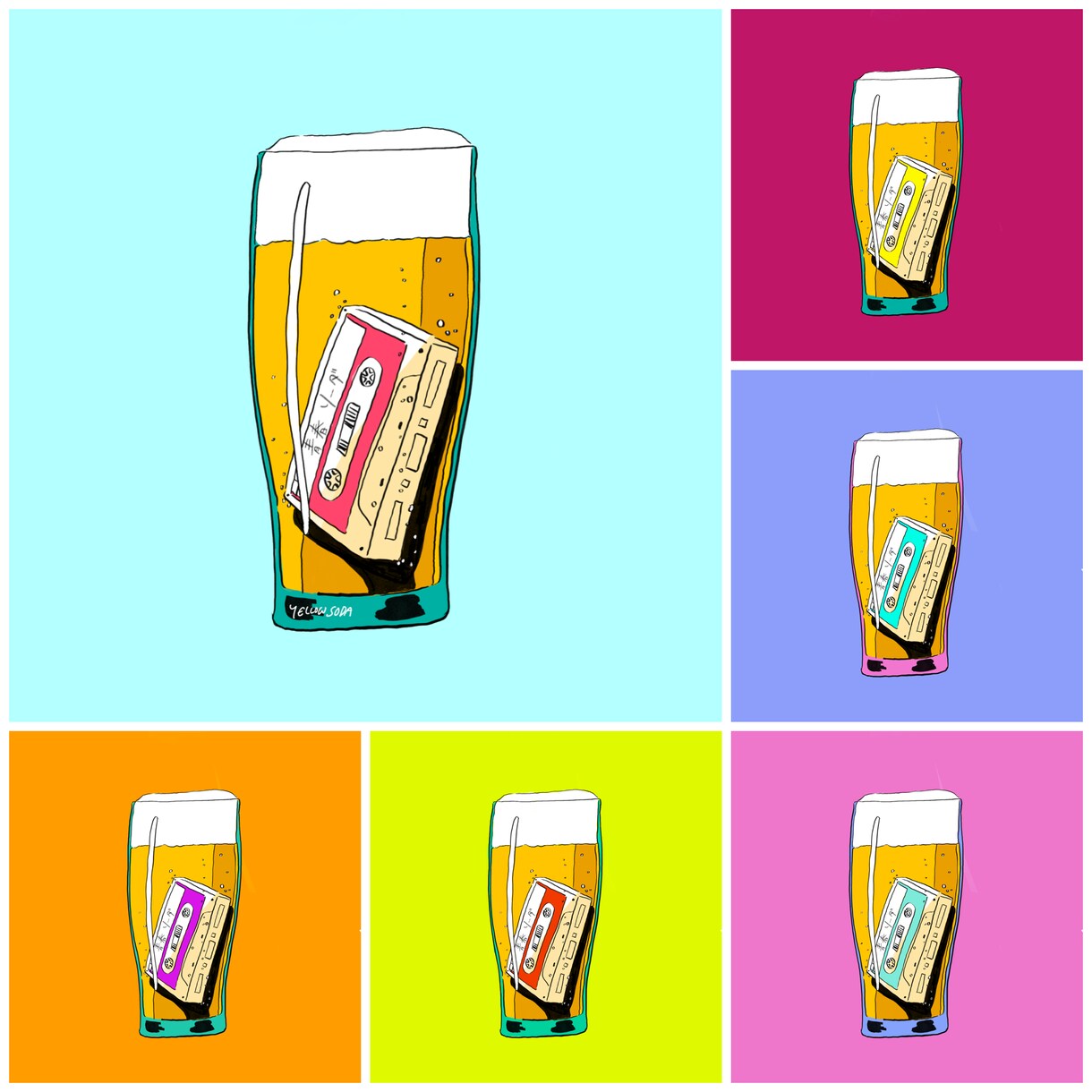 商用◎CITY POPなイラスト描きます 商用◎二次利用◎のレトロポップなイラスト イメージ4