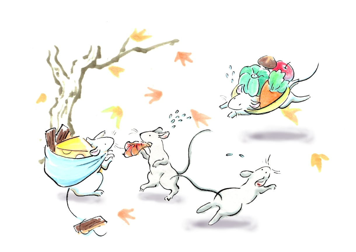 本格的和風の動植物イラスト、ペットも描きます データ対応、シンプルで可愛い本格派の和風手描きです。 イメージ8