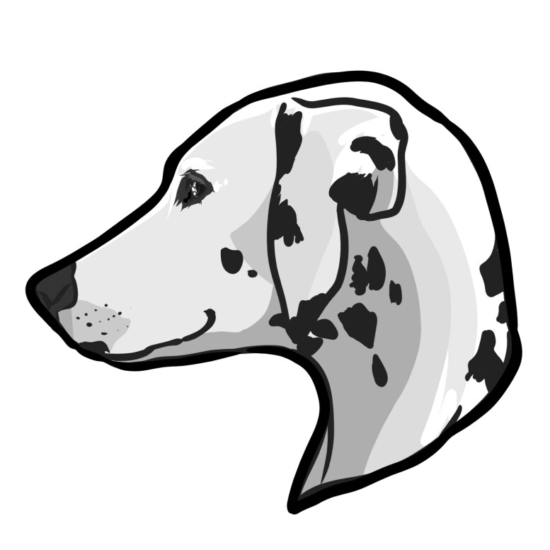 犬の横顔を描きます 即日納品!高クオリティ!うちの子イラストオーダー！アイコンに イメージ9