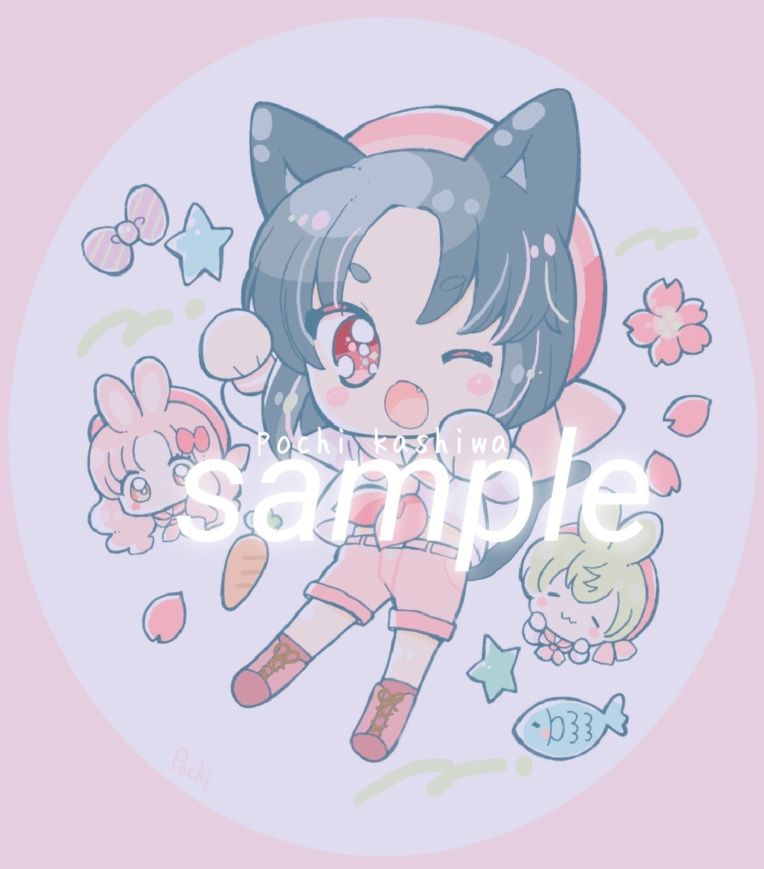 日常が少し楽しくなる！ミニキャライラスト描きます 漫画雑誌などでイメージキャラクターなど製作経験多数です！ イメージ9