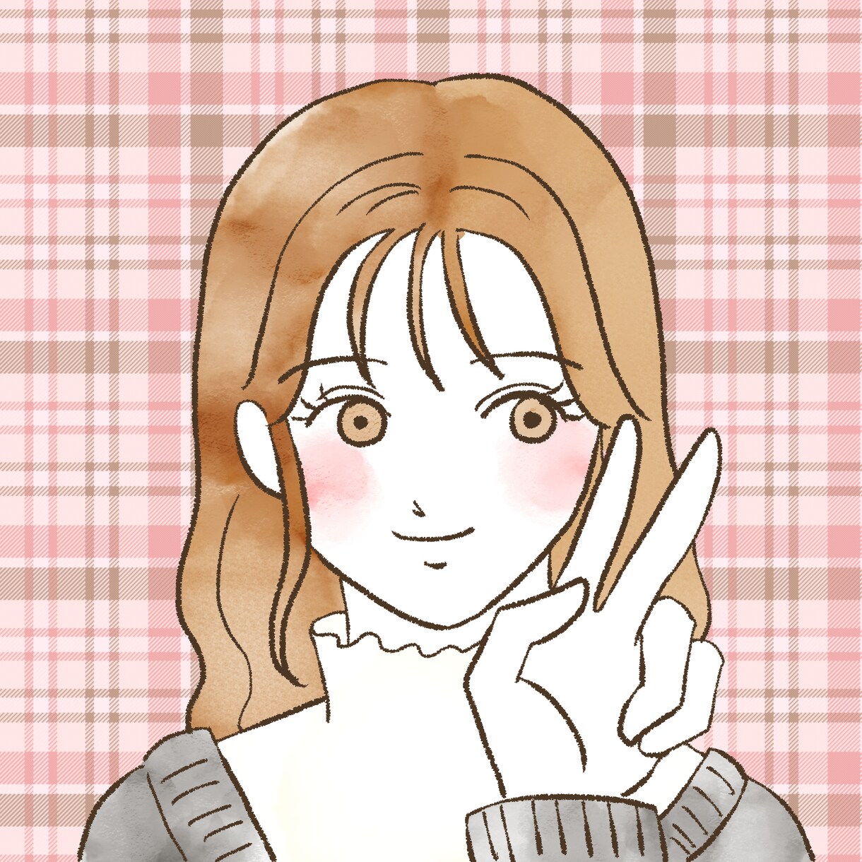 女性向け水彩風のイラストお手頃価格で描きます ファッション誌の挿し絵のようなイラストを格安でアイコンに！ イメージ8