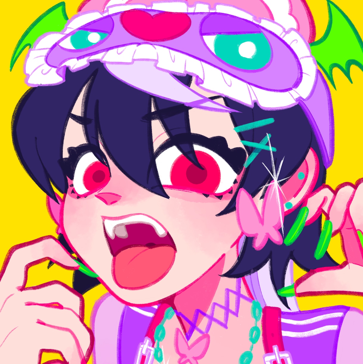 POPでかわいい！アイコン描きます ☆めちゃ目立つ！カラフル！唯一無二！☆ イメージ1