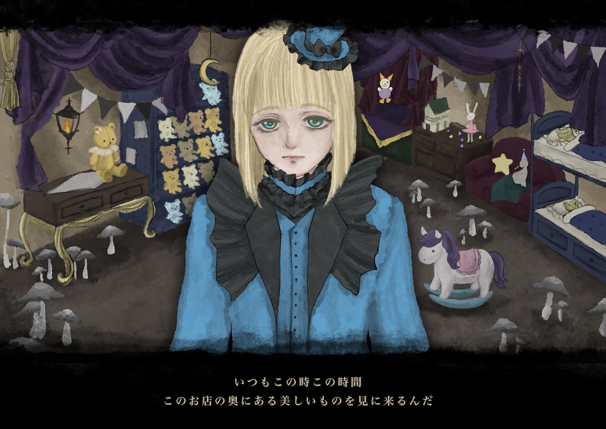 アンティークで油絵風のイラスト描きます SNSアイコン、イラスト描きます イメージ1