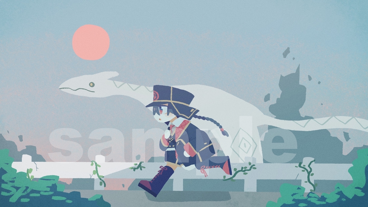 主線なしイラスト制作します 柔らかい絵本のような線画のないイラスト✧アイコンや動画にも！ イメージ2