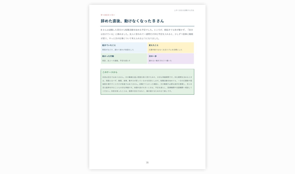 円満退職に役立つ実務ガイドをお届けします 準備から退職後まで整理できる実用40ページPDF イメージ6