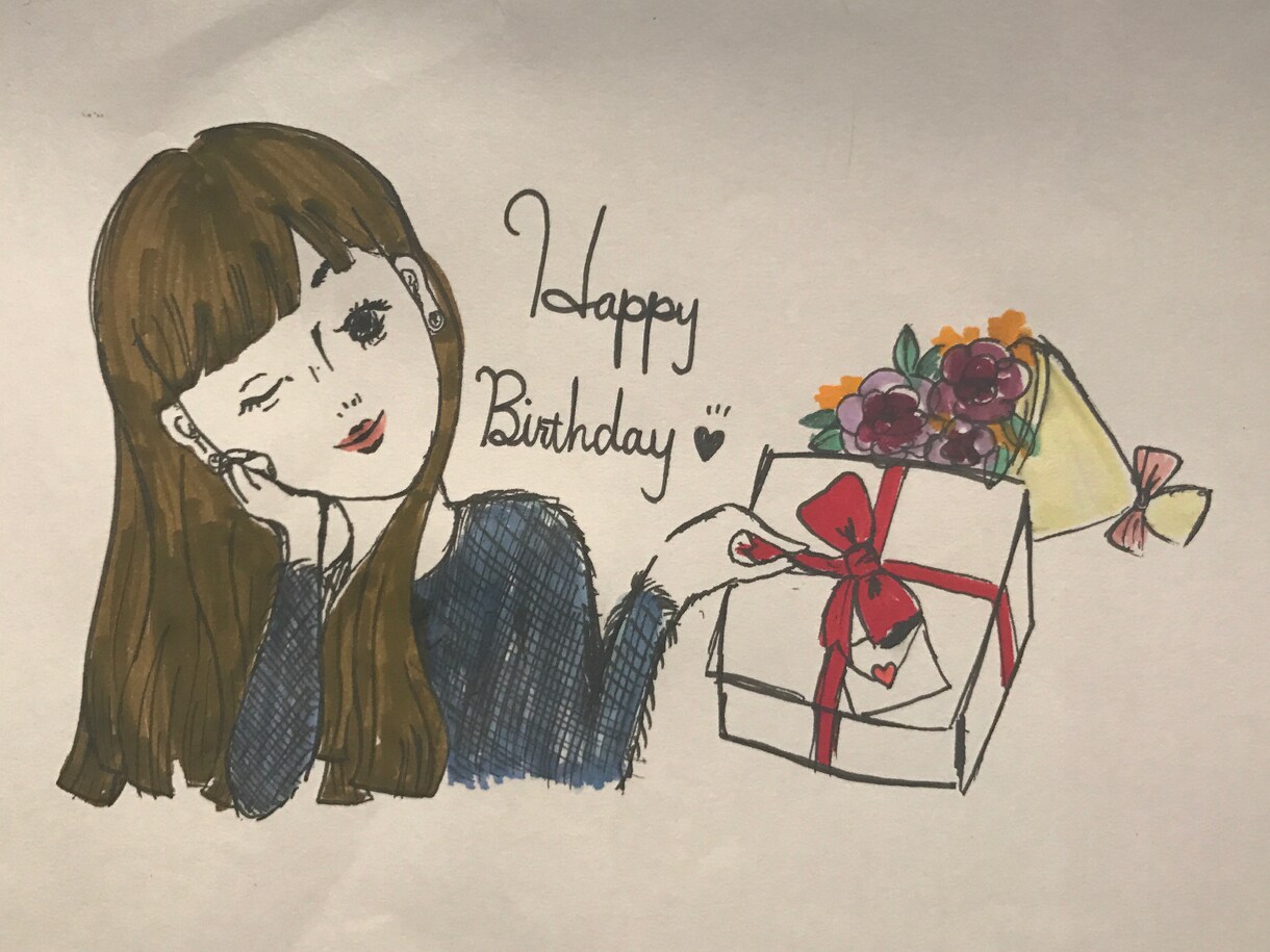 似てる！よりもかわいく！手書きのイラスト描きます 海外でアシスタント経験を活かしてデザイン、制作します！ イメージ4