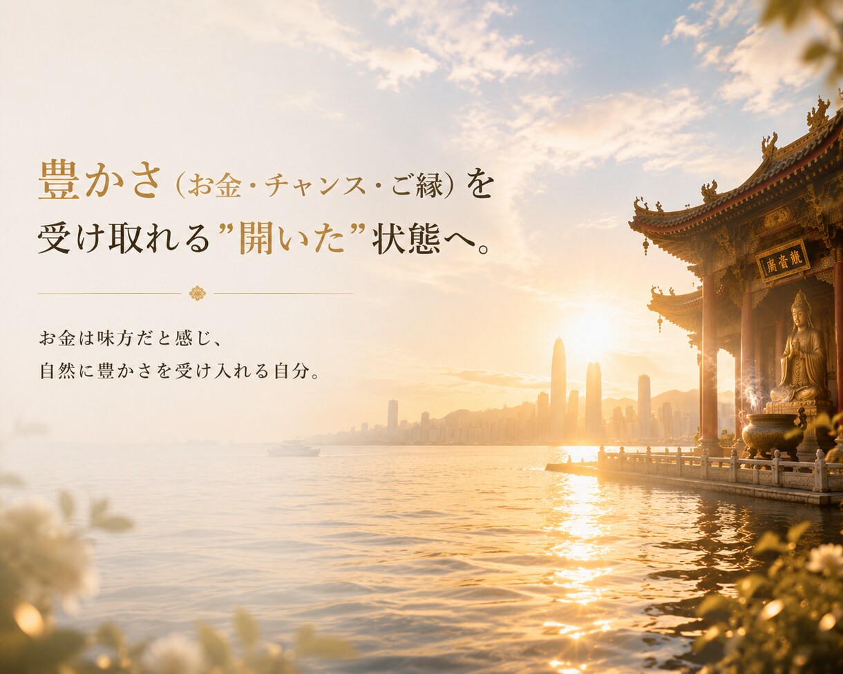 お金を遠ざけている「金運ブロック」を解放します 無意識に遠ざけている金運を、自然と受け入れ始めるるあなたへ。 イメージ5