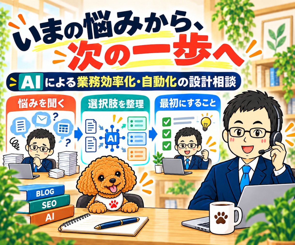 AI業務自動化の進め方を電話で提案します 繰り返し作業を整理|Codex・Claude Code活用も イメージ4