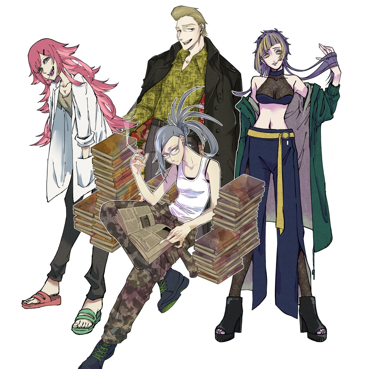 TRPGの立ち絵作成します はっきりとした線のパキッとしたイラストをご提供 イメージ5