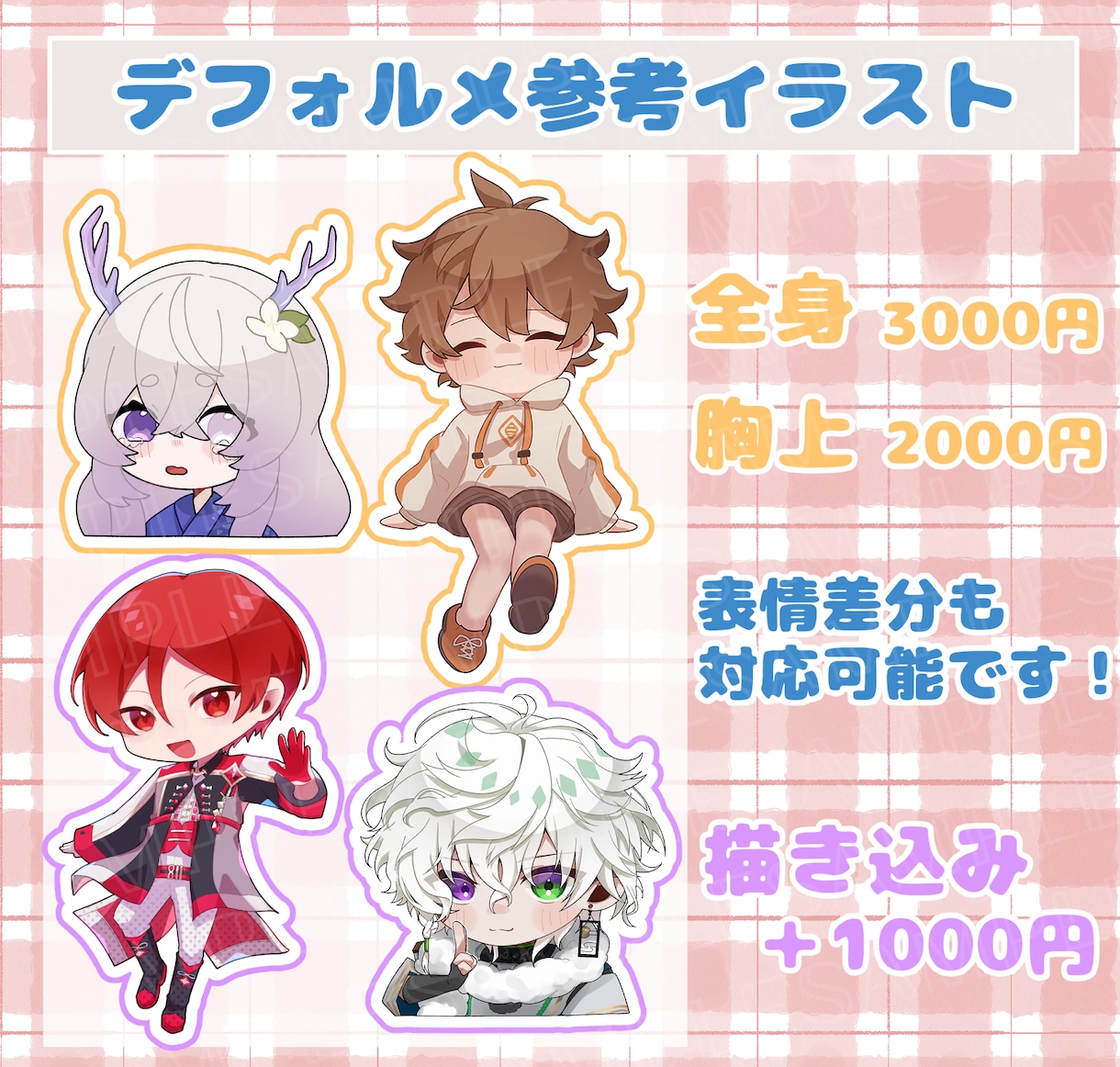 サムネイルや動画、アイコンイラスト描きます 商用利用OK！細部まで綺麗にこだわり色抜けがありません！ イメージ3