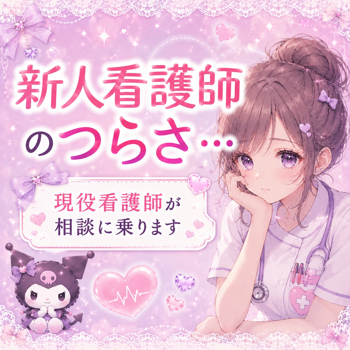 新人看護師のつらさ…現役看護師が相談に乗ります 仕事がうまくいかない、先輩が怖い、辞めたい。そんな時に イメージ2