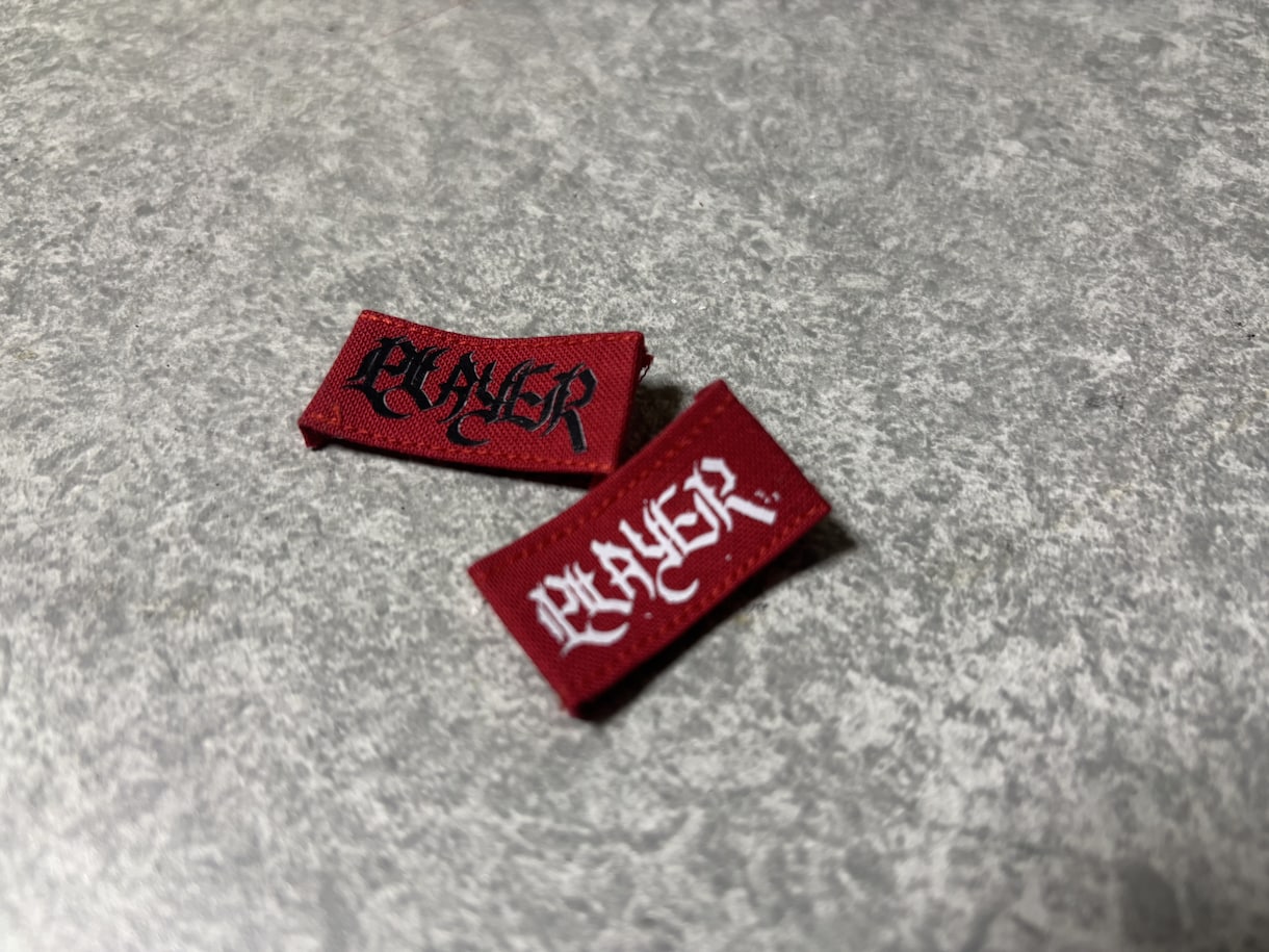 プリントタグ制作いたします 小ロッドで制作出来て最短3営業日で発送可能。 イメージ1