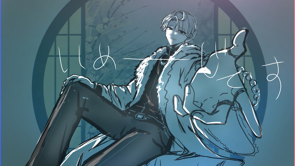 表情差分あり立ち絵描きます 立ち絵に表情差分が必要な方向けです。、 イメージ1