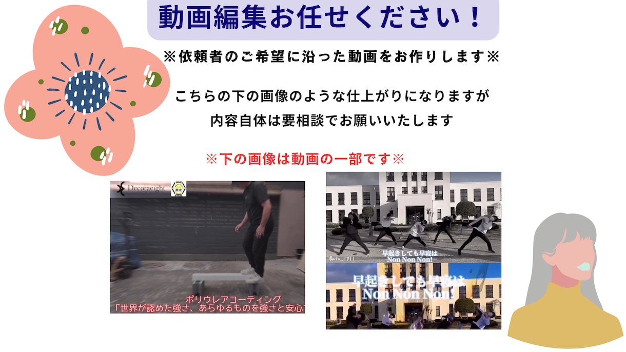 プロ寄り×SNS映え重視系動画を作ります あなたの世界観、動画で魅せます イメージ1