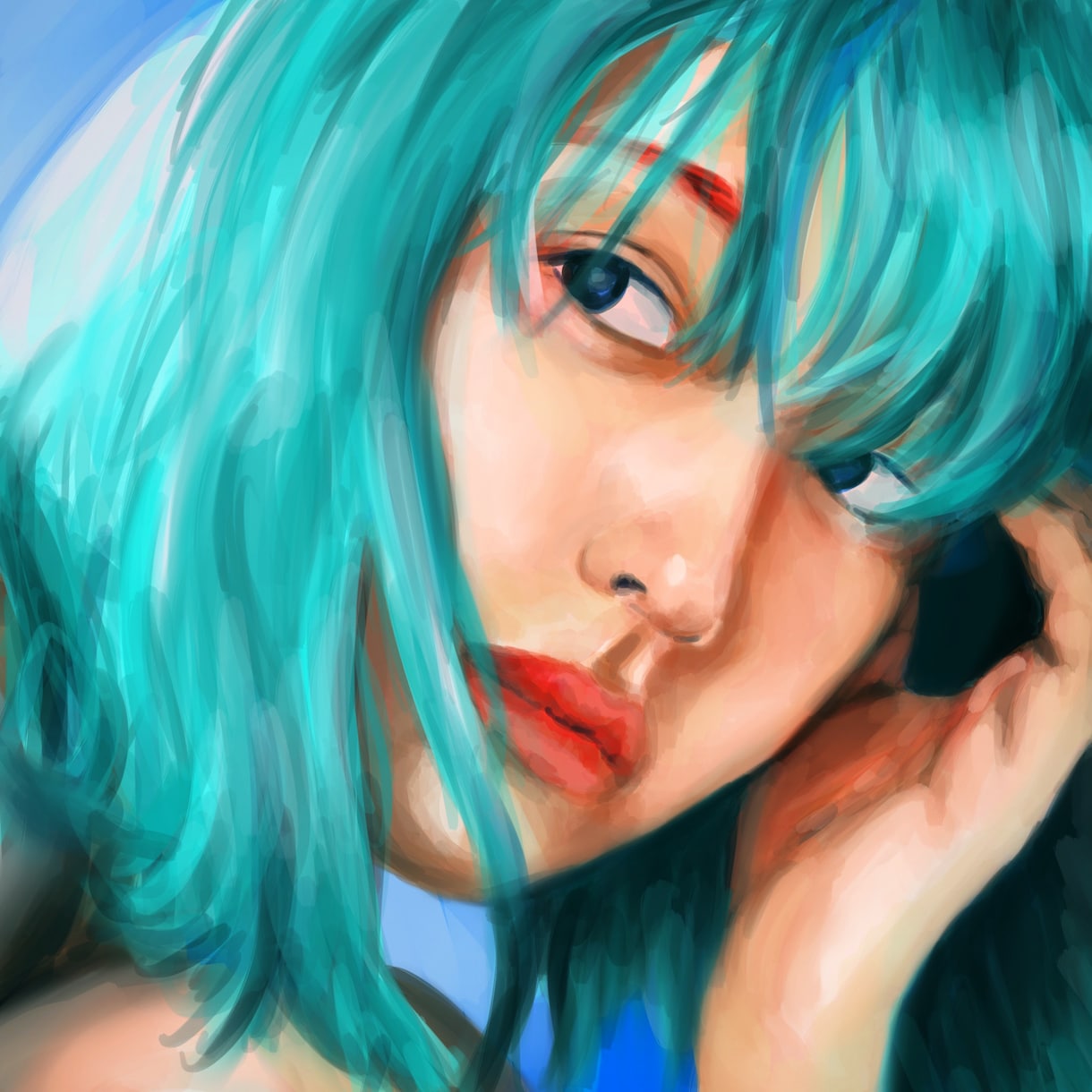かっこいいクールなリアル系の似顔絵を描きます 家族、友人、推しにクールな似顔絵をプレゼントしてみませんか？ イメージ5