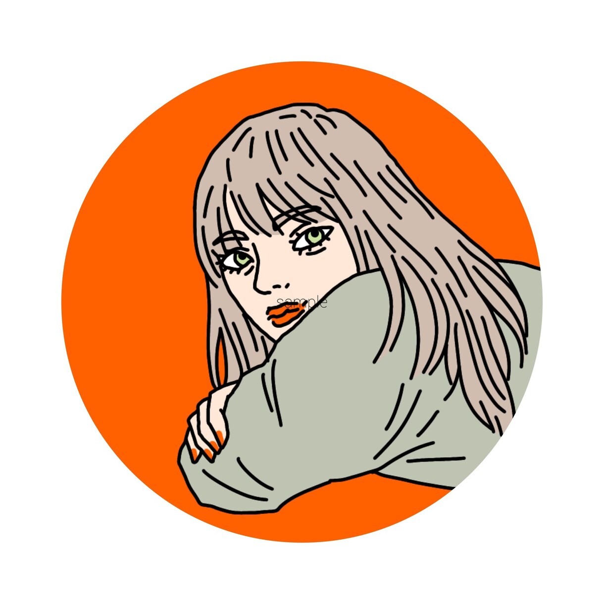 SNSのアイコン等に使えるイラストを制作します ご依頼後、早急に作業に取り掛かります イメージ4