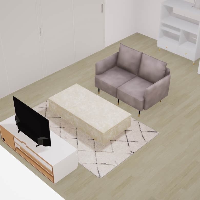 3Dパース付！理想のお部屋にコーディネートします レイアウト提案+家具(3点まで)セレクト！ イメージ1
