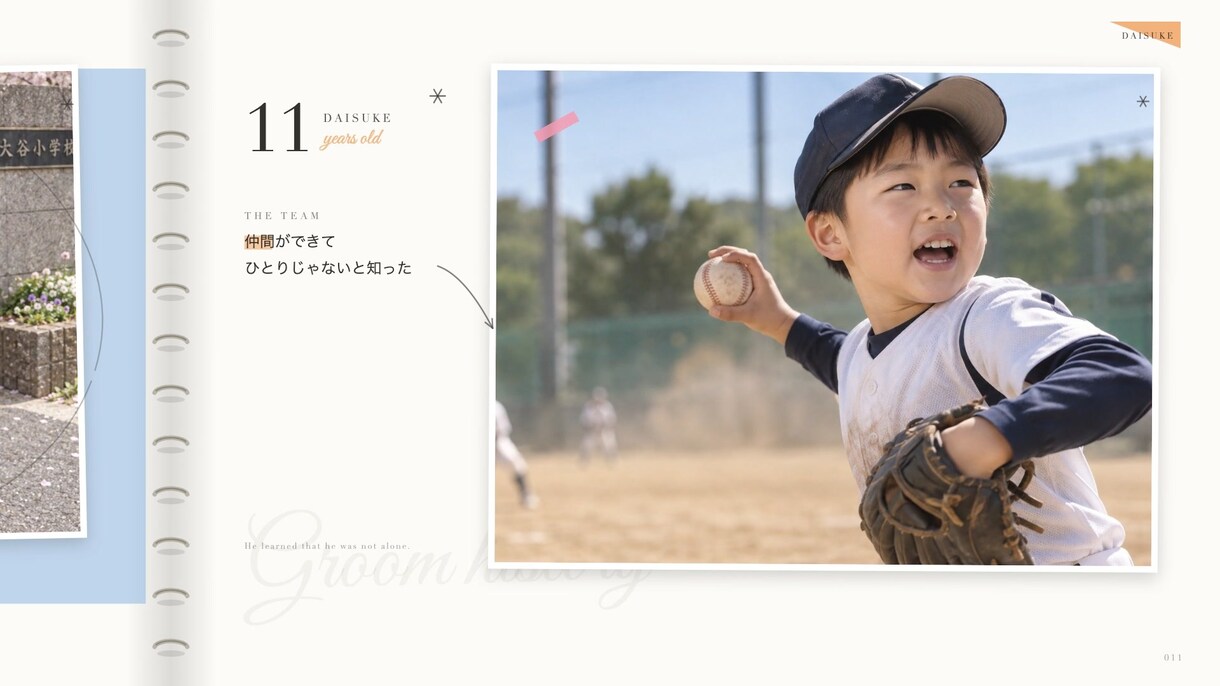 雑誌風！結婚式のプロフィールムービー作ります ISUM申請不要・オリジナル曲つき 雑誌をめくるような映像 イメージ4