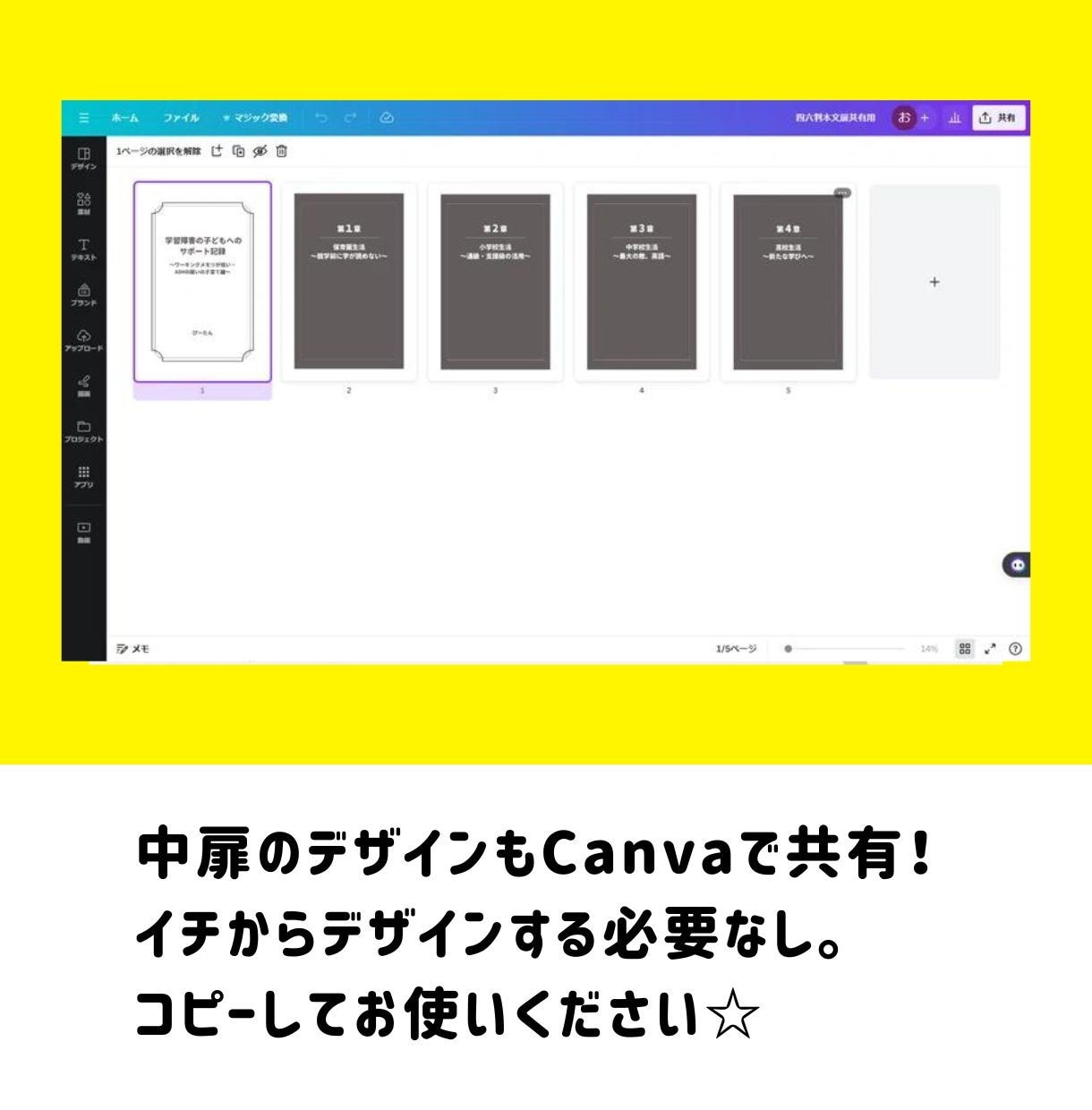 kindleペーパーバック用テンプレート販売します オールインワン！WORD/Canva中扉テンプレートが格安！ イメージ6
