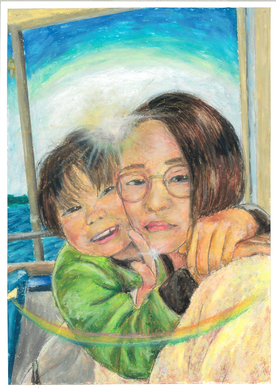 あなたの大切な人の似顔絵をオイルパステルで描きます リアル×絵本みたいに温かく可愛い×飾れる 送料無料 イメージ4