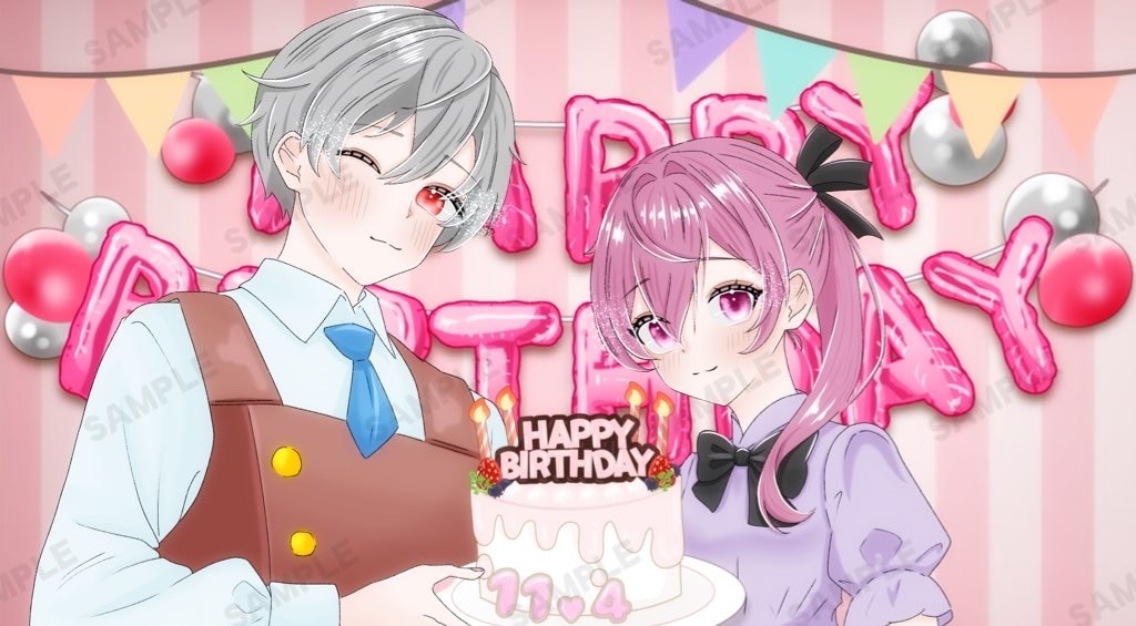 早期対応可◎キラキラしたイラストお描きします SNSアイコンに向いていてます！(等身別途料金) イメージ10