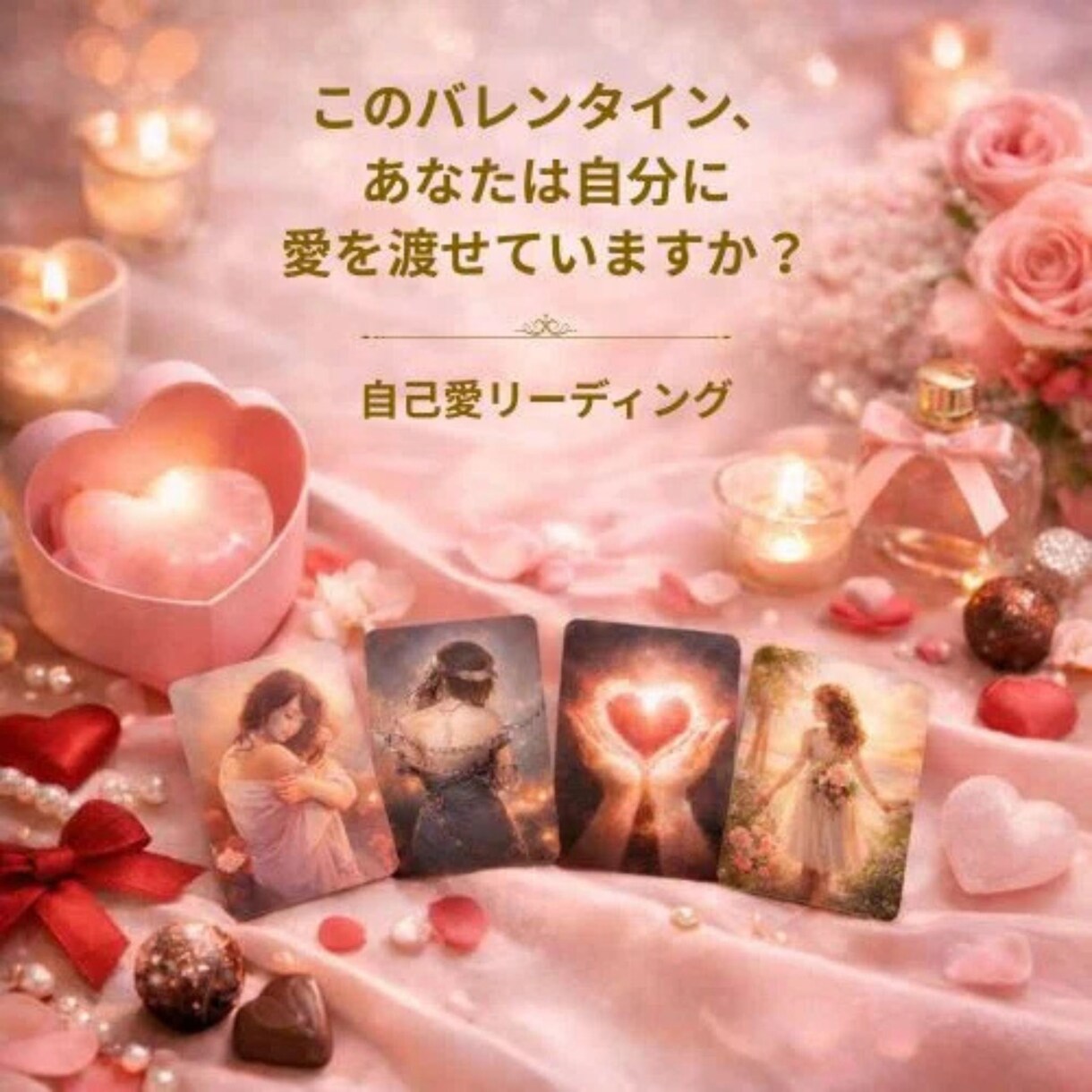 バレンタインデー限定（２月１４日まで）で占います 自分自身は後回しになっていないですか？『自己愛リーディング』 イメージ1