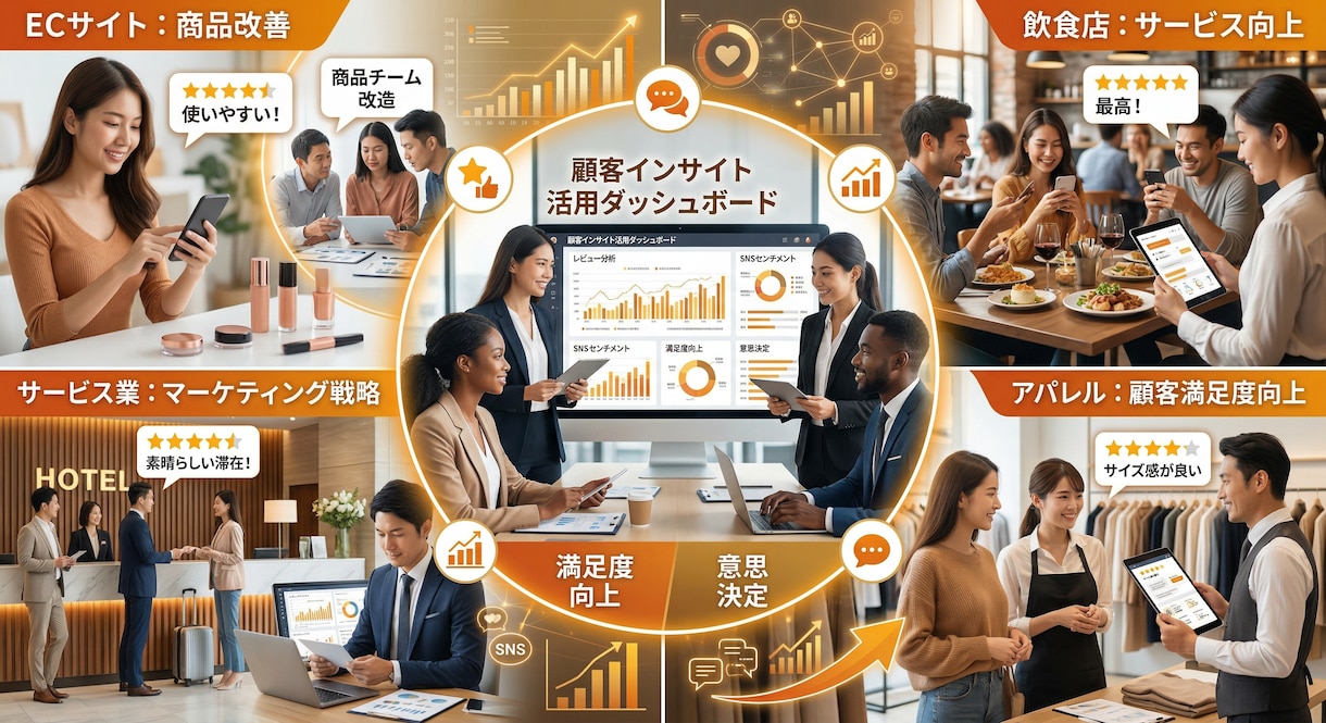 レビュー・SNSで顧客洞察抽出します 定量×定性で“買う理由”を見える化します イメージ3