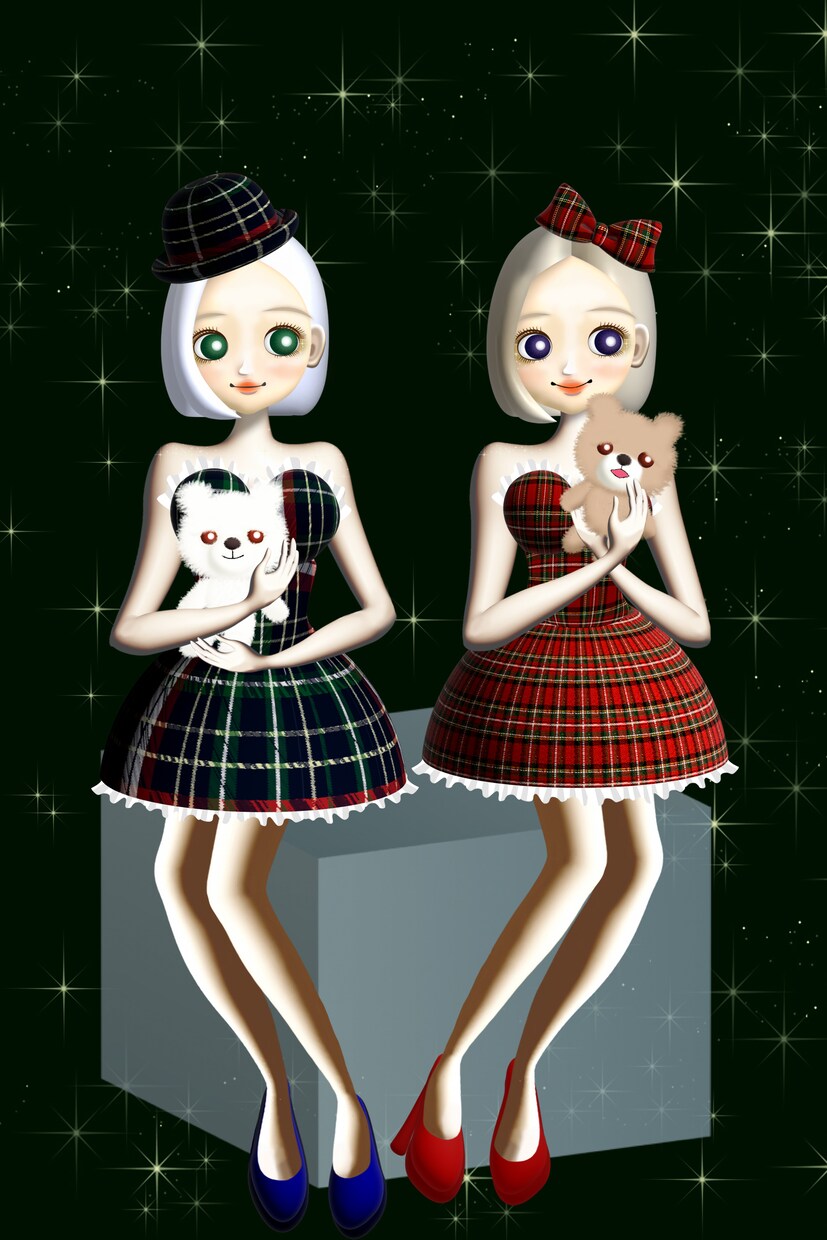 美容、メイク、ファッション用キャラクターをつくます オシャレが好きなキャラクターを作成します。メイク好きアバター イメージ9