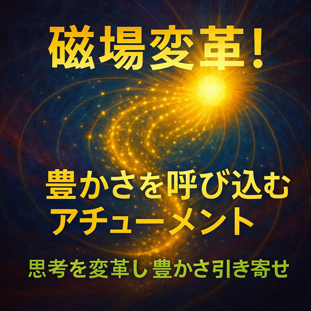 磁場変革！豊かさを呼び込む光の伝授いたします 磁場調律で“受け取り体質”へ。豊かさが自然に流れ込む伝授 イメージ1