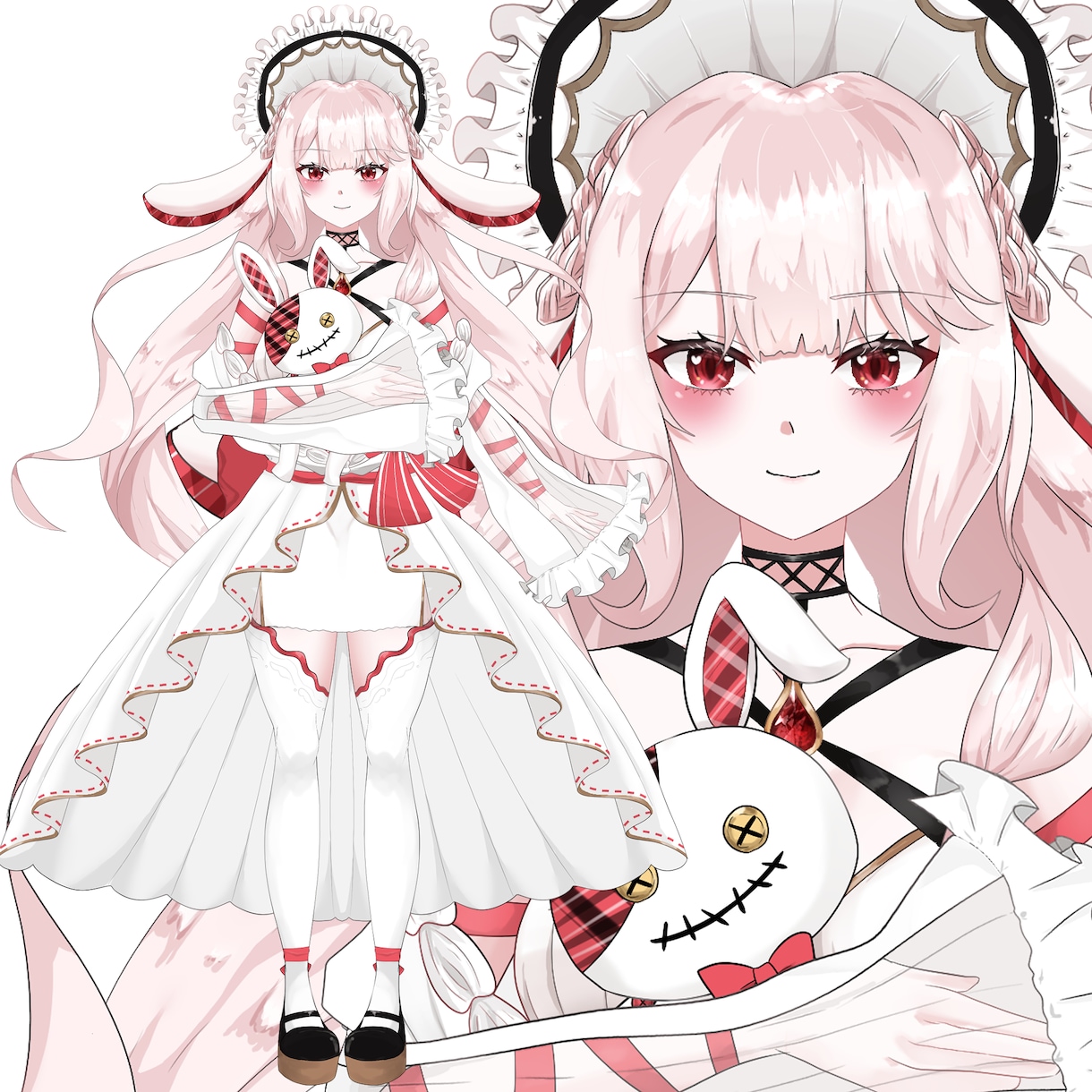 キャラデザ～パーツ分け済み立ち絵制作します キャラデザのみ・立ち絵制作のみでも可！モデリングまで一括も◎ イメージ3
