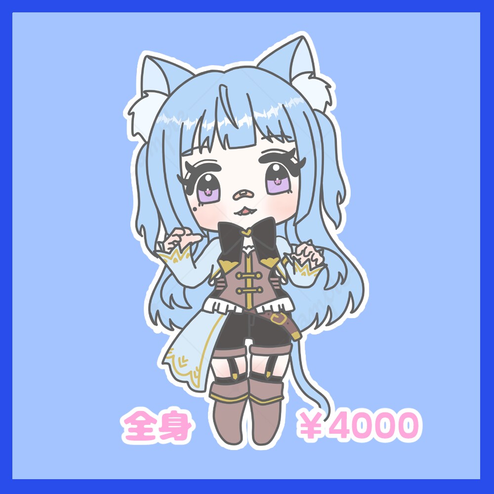 使い方自由！商用利用OKのちびキャラかきます グッズ化、アイコン、動画、なんでもOK！ イメージ2